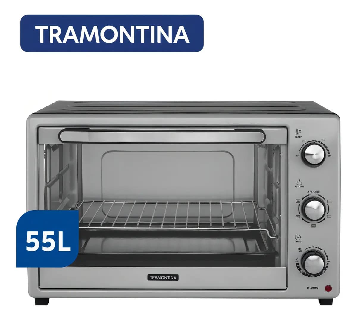 Horno Electrico Tramontina Silver Cook 55l