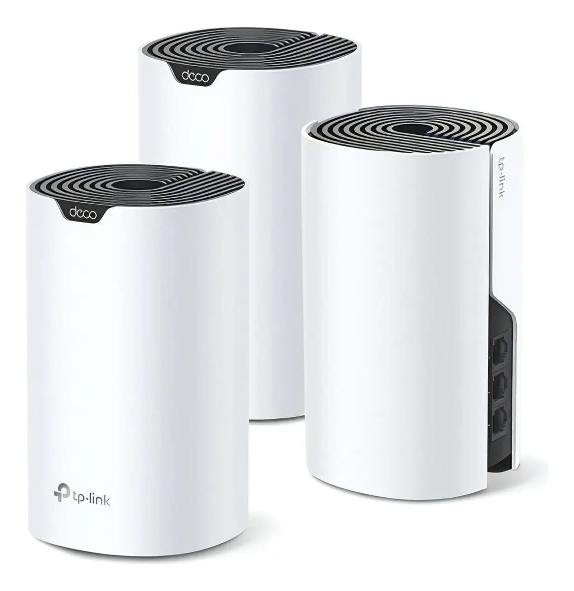 Sistema Wi-fi Mesh Inteligente Tp-Link Deco S7 3-pack Doble Banda Ac1900