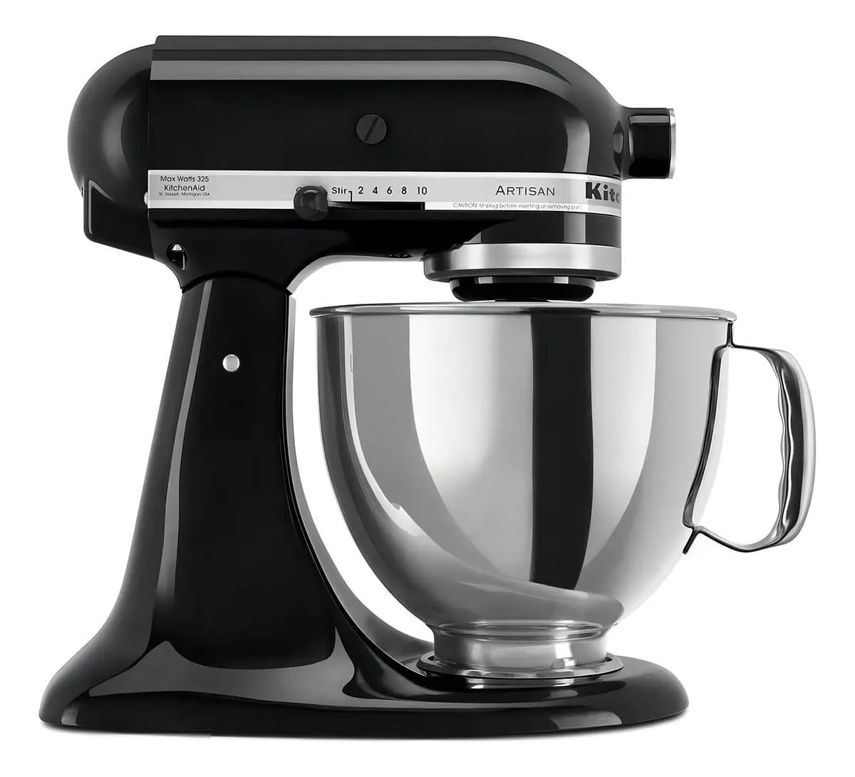 Batidora Kitchenaid 4,8 Lts Negra Rksm150psrob Color Onyx black Frecuencia 60 Hz