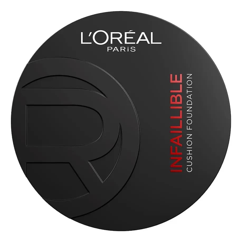 L'Oréal Paris Infallible 24H Fresh Wear Base de Maquillaje en Cushion, Alta Cobertura con Acabado Mate, Larga Duración hasta por 24H y Control de Brillo.