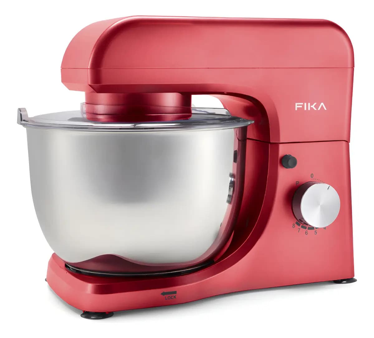 Batidora De Pie Planetaria 3 en 1 Fika Bowl 4l 8 Velocidades 1000w Color Rojo Frecuencia 50Hz