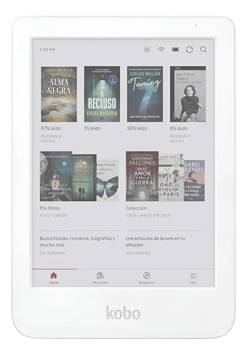 Kobo Clara Colour E-reader Blanco 16gb Pantalla 6 Hd Tactil Blanco