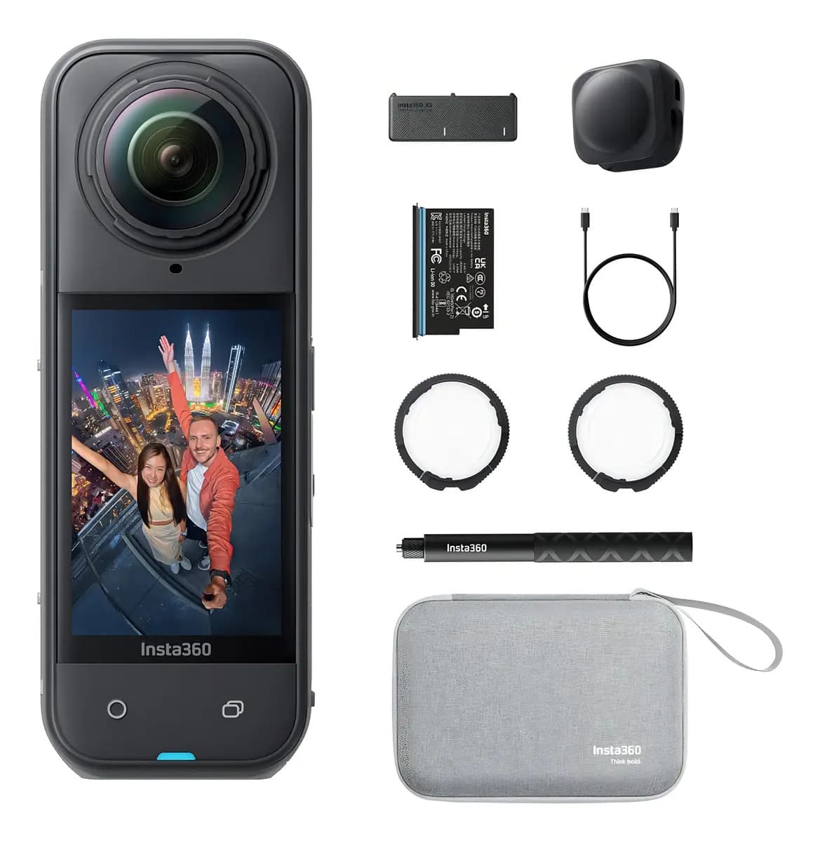 Camara De Accion X5 Essentials Bundle Negro Insta360