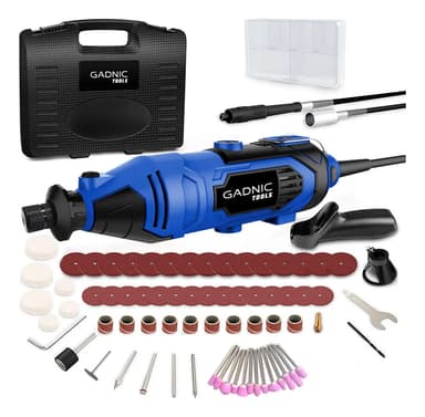 Torno Multiuso Eléctrico Gadnic T135 7 Velocidades 135w Kit Herramientas