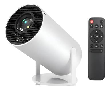 Proyector Portatil 4k Wifi Bluetooth Led Full Inteligente Blanco