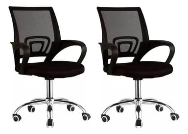 Silla Ergonomica X2 Oficina Escritorio Computadora Sillon Negro Malla
