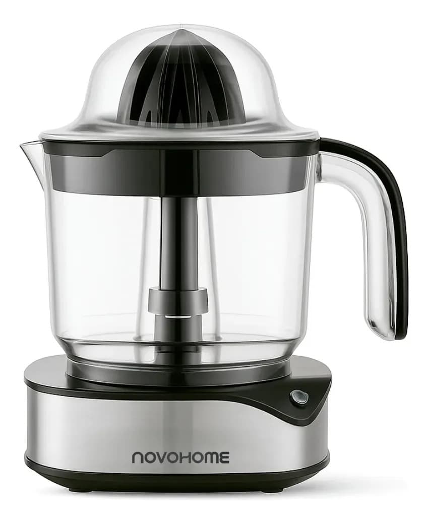 Exprimidor De Jugos Eléctrico Novohome 1.2 Lts Con Pico Vertedor Y Luz Indicadora De Uso