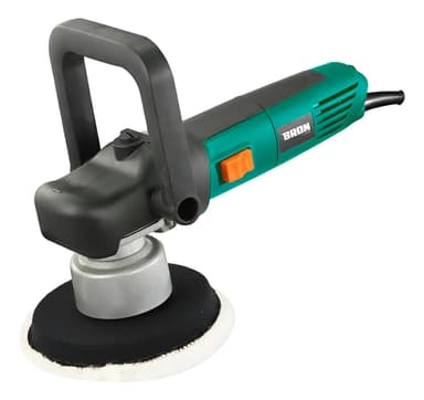 Pulidora Electrica Bron By Gadnic 850W Orbital Doble Accion 150mm 2000 A 6400 RPM Pulido Automotriz Rosca M12 Pro