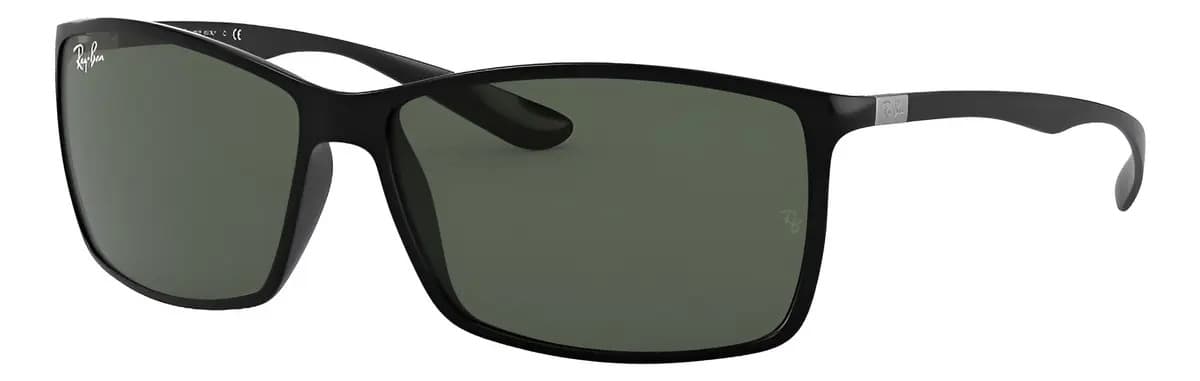 Anteojos de sol Ray-Ban RB4179 talle Standard armazón negro brillante y lente green