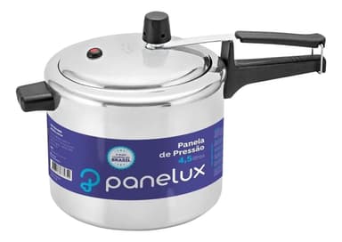 Olla De Presión De 4.5 Lt Aluminio Pulido Panelux Gris