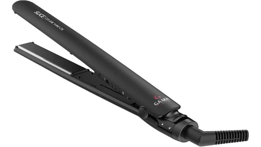 GA.MA Italy Slice - XU Ceramic Shine Ion Planchita para Pelo 230° C Color Negro