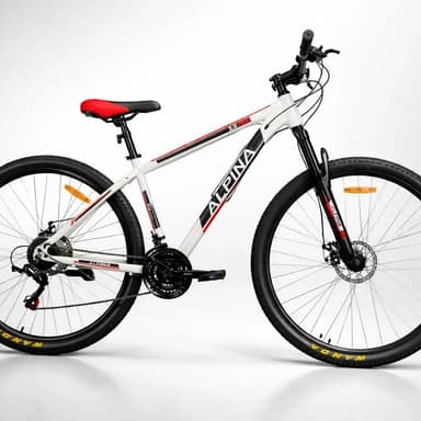 Bicicleta Alpina 2.0 Pro Acero Mtb R29 21v Shimano C/susp Color Blanco Rojo 2.0 Std2 Tamaño Del Cuadro L