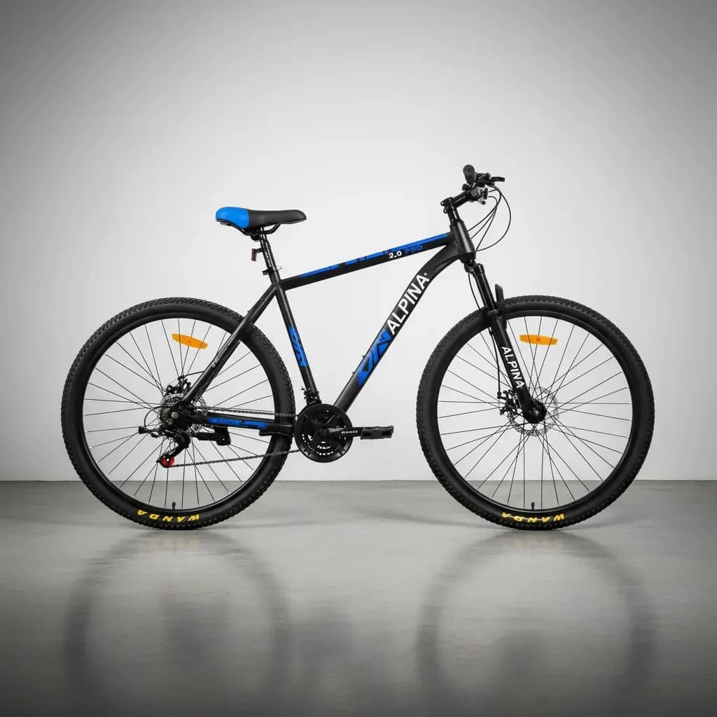 Bicicleta Alpina Mtb 2.0 R 29 21v Freno Disco Full Shimano Color Negro Azul Blanco 2.0 Std2 Tamaño Del Cuadro M