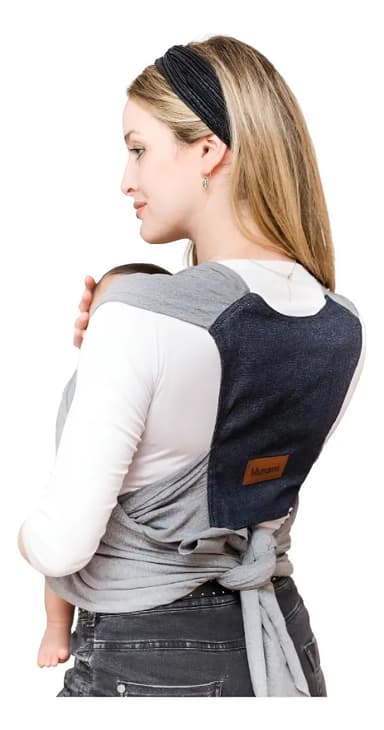 Fular Prearmado Ergonomico Munami Color Azul Jean