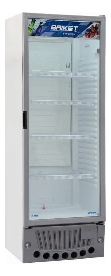 Heladera exhibidora vertical Briket M5000 Master 501L 4 estantes
