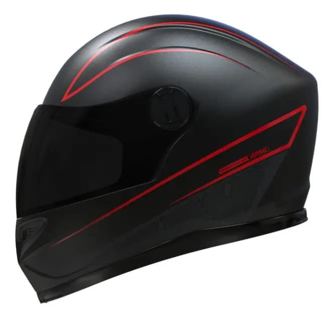 Casco para Moto Integral Vertigo V32 Dominium Rojo Mate Talle S
