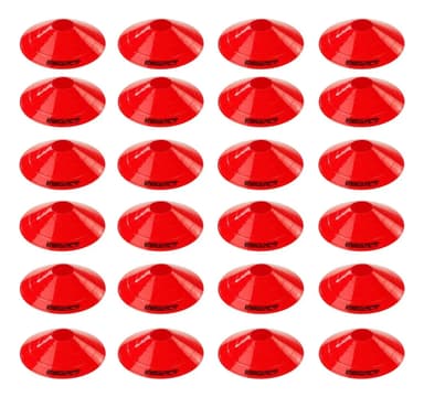Conos Tortuga Energy Fit para Entrenamiento de Agilidad y Coordinación x 24 Unidades – Color Rojo