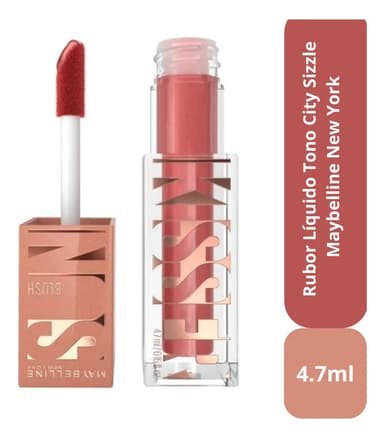 Rubor Líquido Tono City Sizzle 4.7ml Maybelline New York Rubor Líquido Maybelline New York Sunkisser Glow Blush