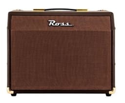 Amplificador Ross A25C Combo Transistor 25W 3 Canales XLR Marrón