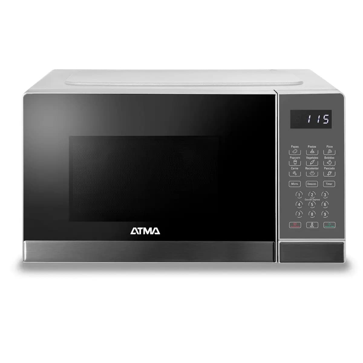 Microondas Digital 20 Litros Color Gris Watds20ucp Atma