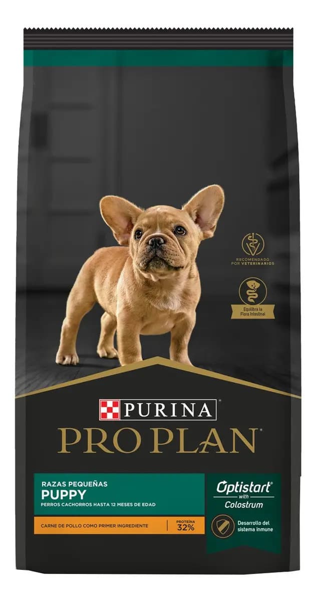 Alimento Pro Plan OptiStart cachorro de raza pequeña sabor pollo de 1 kg