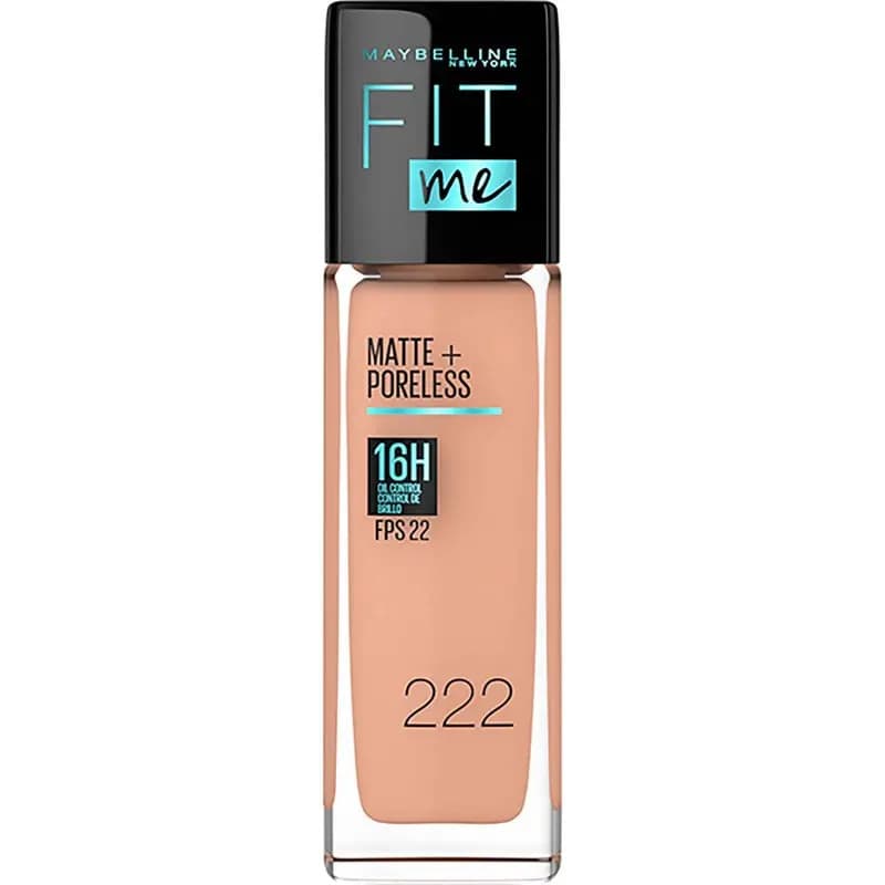 Base de Maquillaje Maybelline Fit Me Matte + Poreless Tono True Beige