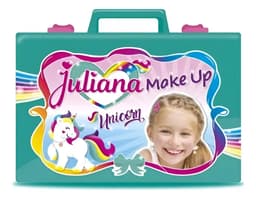 Valija Juliana Make Up Unicornio Sisfriends Juego Infantil Color Celeste