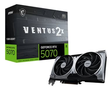 Placa De Video Msi Rtx 5070 Ventus 2x 12gb Oc Gddr7 Nvidia