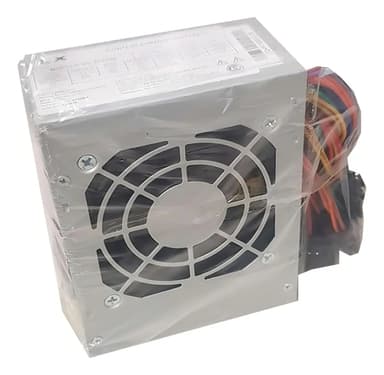 Fuente Alimentación CX ATX 600W Slim Mini PC Ventilador 8cm 4 SATA Gris