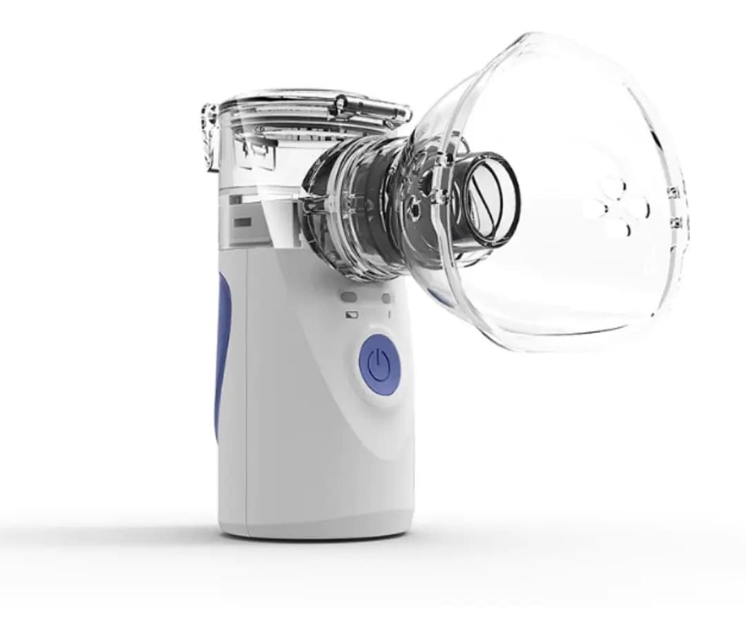 Nebulizador Ultrasónico Inalámbrico Mesh Inalador Nebulizador Blanco