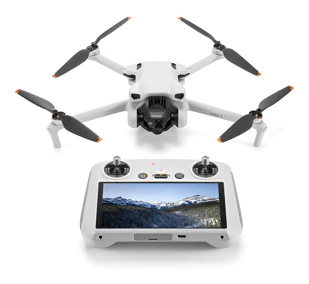 Mini Drone Dji Mini 3 (dji Rc) Con Cámara 4k - Gris Color Gris