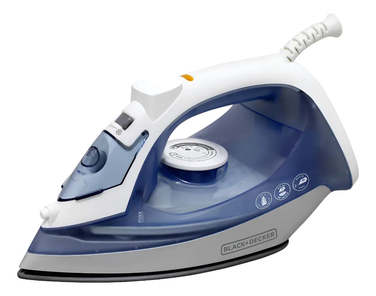 Plancha Ropa Vapor Black+Decker Suela Antiadherente IR2472-AR