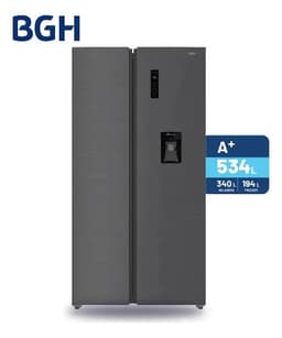 Heladera BGH BRS540I2A Inverter No Frost 534L Dark Inox