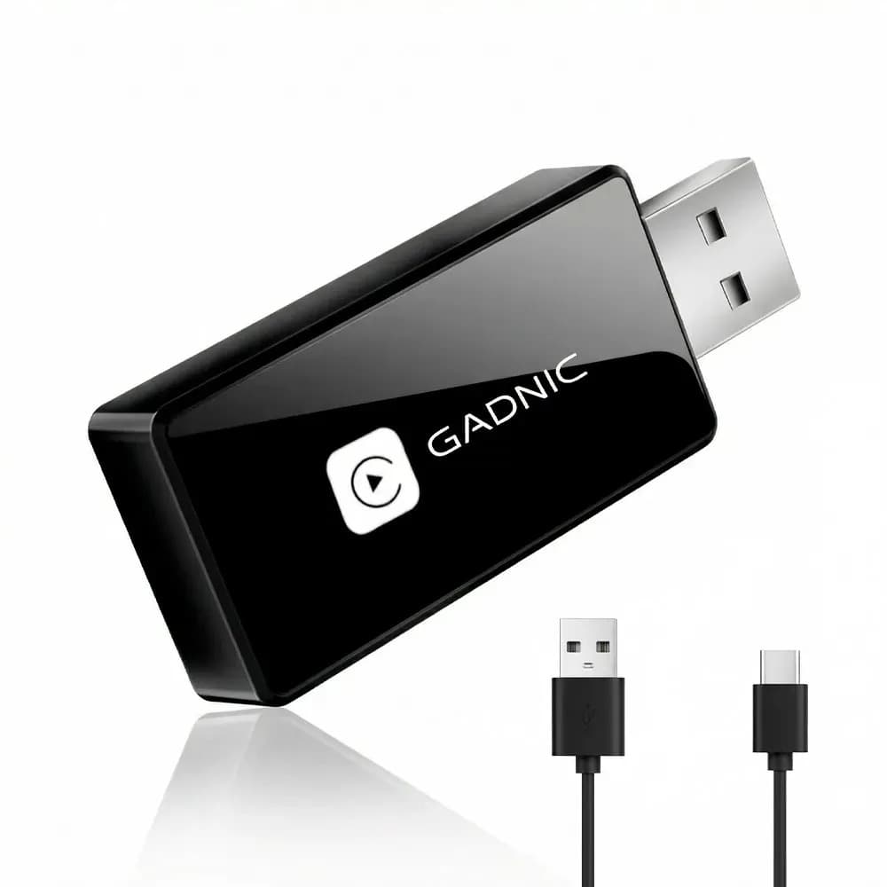 Adaptador Inalámbrico Para Auto Gadnic Carplay Android Bluetooth