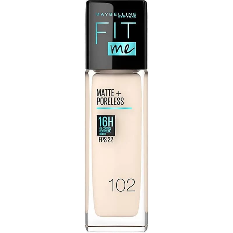Base Fit Me Matte + Poreless 128 Warm Nude Maybelline