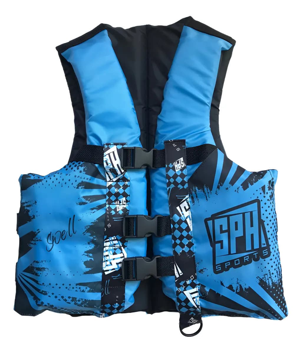 Chaleco Salvavidas Deportivo (d.a.f) Kayak Ski Sph By Splash Color Celeste Talle S