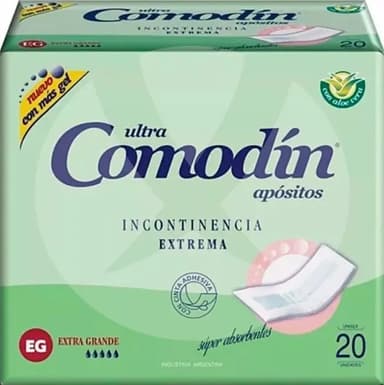Apósito Comodín incontinencia extrema XG 20 unidades