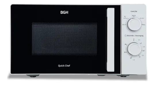 Microondas Bgh Mecánico 18l Blanco B118mb25
