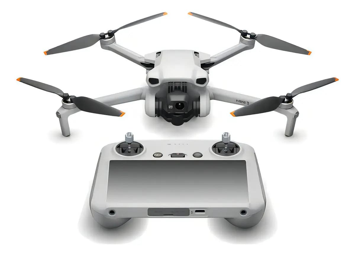 Drone DJI Mini 3 RC Fly More Combo Plus 4K gris 5.8GHz 2 baterías