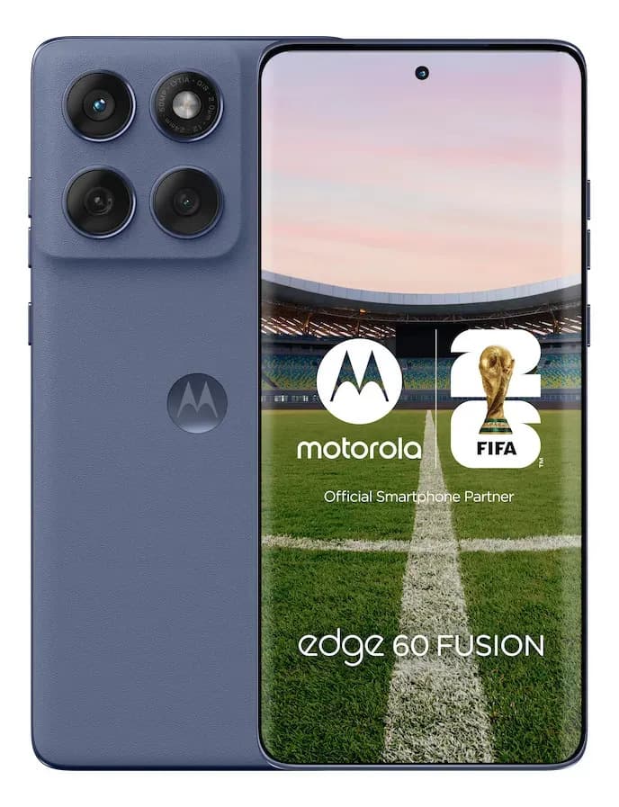 Motorola Edge 60 Fusion 8GB RAM 256GB ROM azul pantalla amplia cámara potente