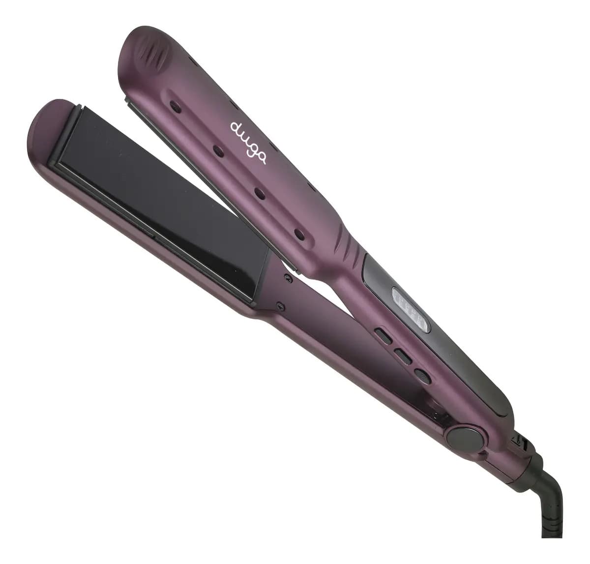 Planchita De Pelo Duga Sw-207 Color Bordo Metallic