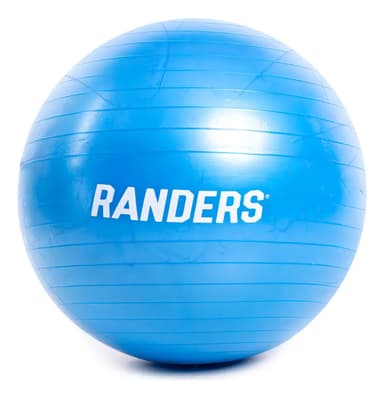Pelota De Pilates Yoga 75cm Funciona Gym + Inflador Randers Color Azul
