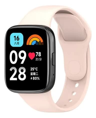 Malla Correa Para Smartwatch Xiaomi Redmi Watch 3 Active Color Rosa claro