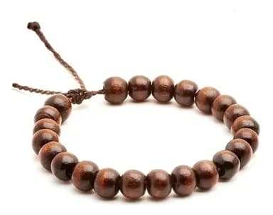 Pulsera Hombre Mujer - Pulsera De Madera Reciclada - Regulable - Brazalete Hombre - Pulseras Hombre Color Marrón Oscuro Diámetro 0 Mm Largo 0 Mm