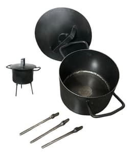 Disco Arado Paellera De 20cm+tapa- Patas Desmontables