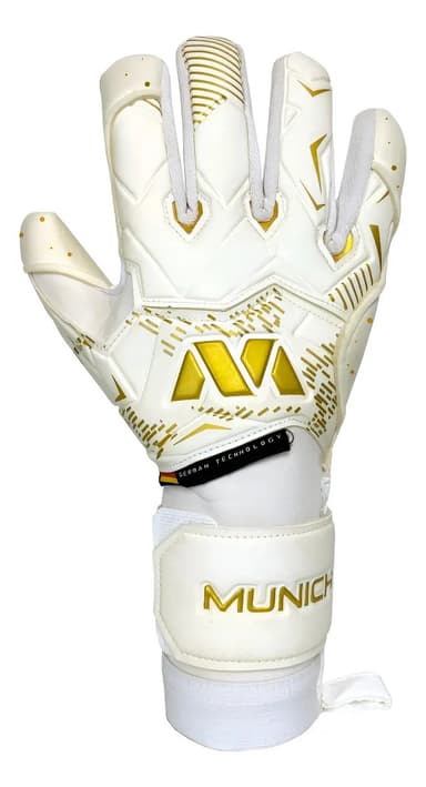 Guantes De Arquero Munich Durban Blanco Dorado 11