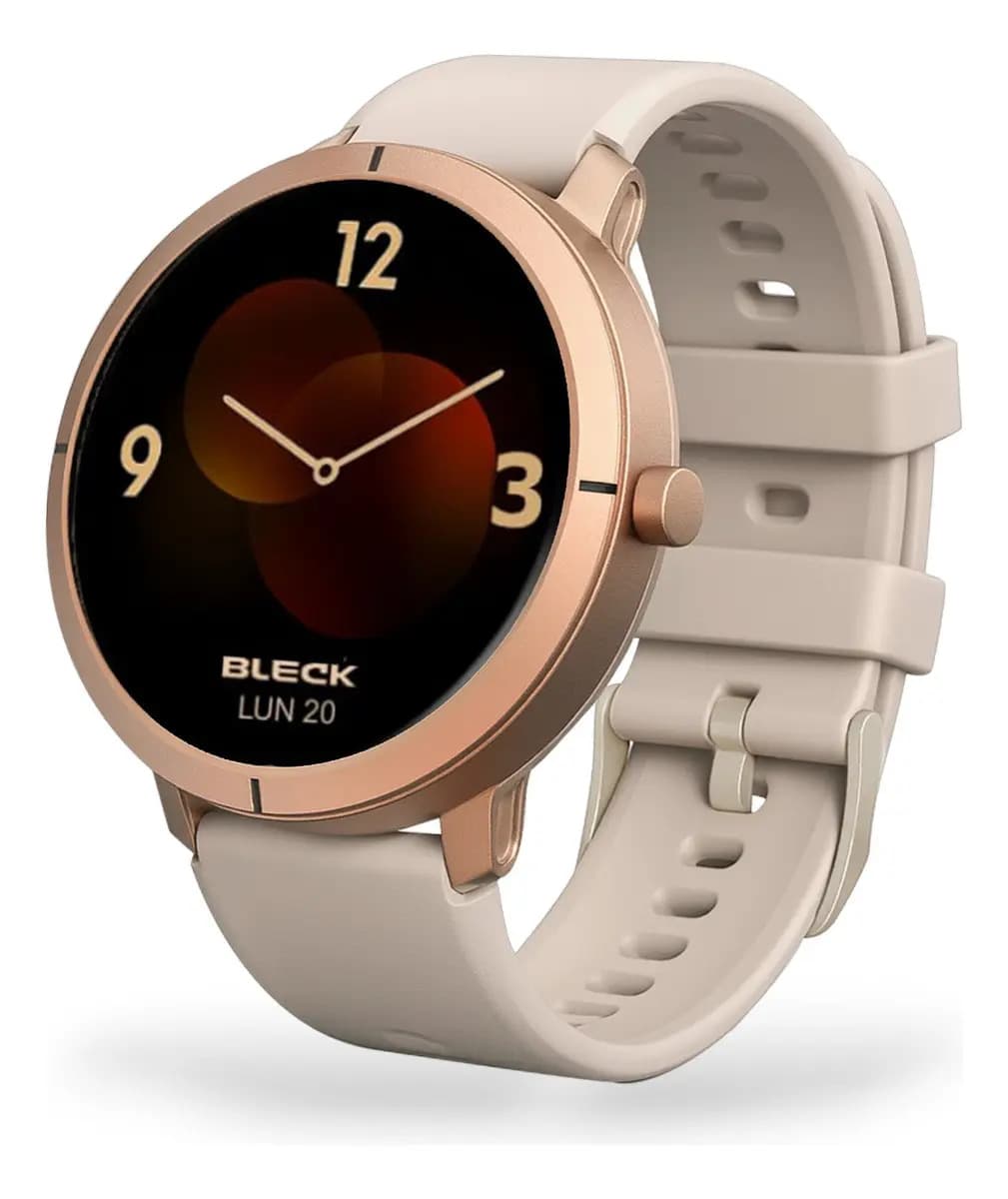 Smartwatch Bleck Luna Pro Gps Integrado Sumergible 5 Atm Dorado Deportivo Beige Dorado