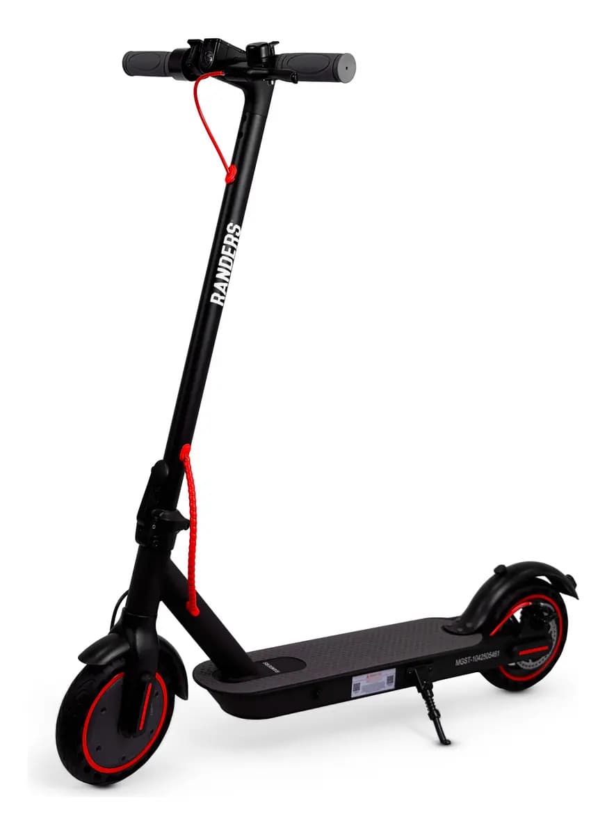 Monopatín Eléctrico Randers 350w 25km Negro