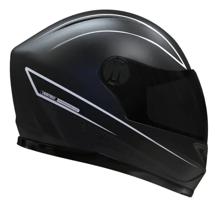 Casco para Moto Integral Vertigo V32 Dominium Negro Mate Talle M