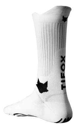 Tifox medias antideslizantes ultra pro futbol profesional color blanco talle unico